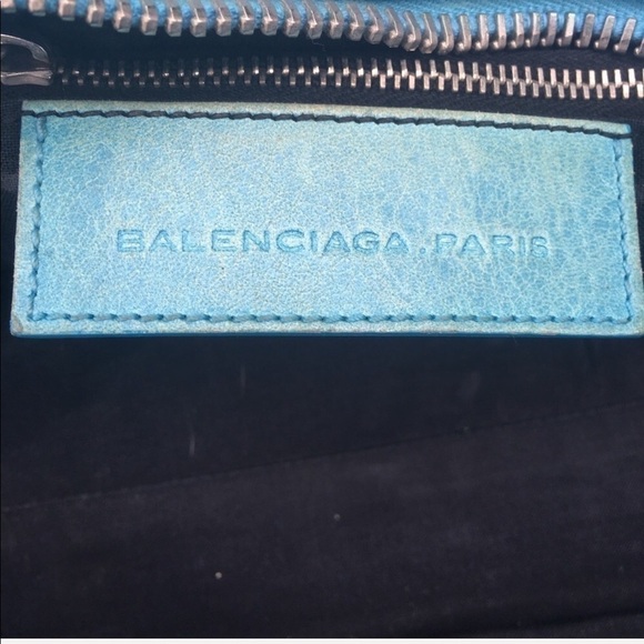 BALENCIAGA PARIS 🎉CITY BAG in First turquoise. - Picture 7 of 12